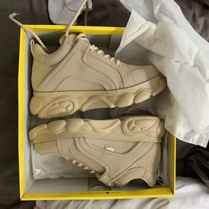 exclusive low platform chunky sneakers